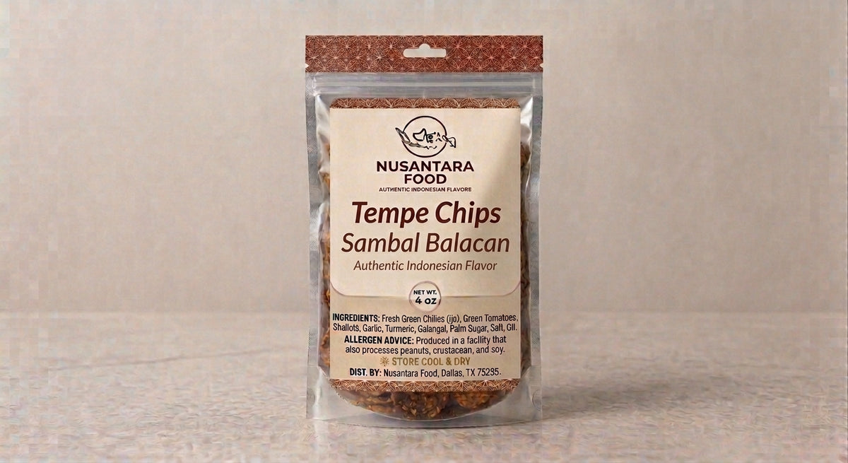 TEMPEH CHIPS sambal belacan ( medium spicy )
